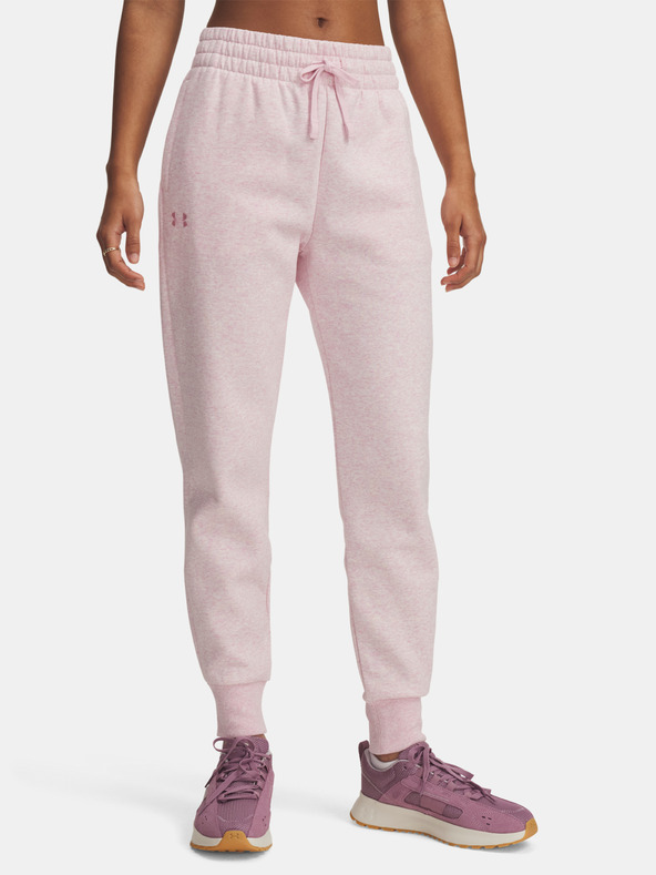 Under Armour Дамски суитшърт долнище Under Armour UA Rival Fleece Jogger-PNK