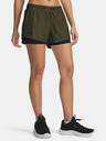 Under Armour Дамски къси панталони Under Armour Tech Play Up 2in1 Shorts-GRN