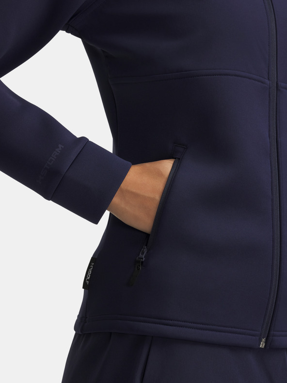 Under Armour Дамски суитшърт Under Armour UA Drive Pro Hybrid FZ-BLU