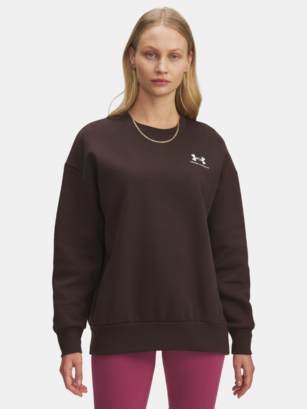 Under Armour Дамски суитшърт Under Armour UA Icon Fleece OS Crew-BRN
