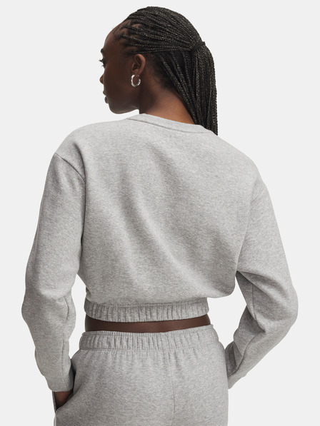 Under Armour Дамски суитшърт Under Armour UA Rival Fleece Piped Crew-GRY