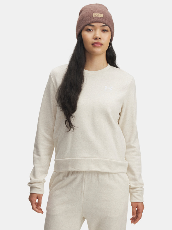 Under Armour Дамски суитшърт Under Armour UA Rival Terry Crew-BRN