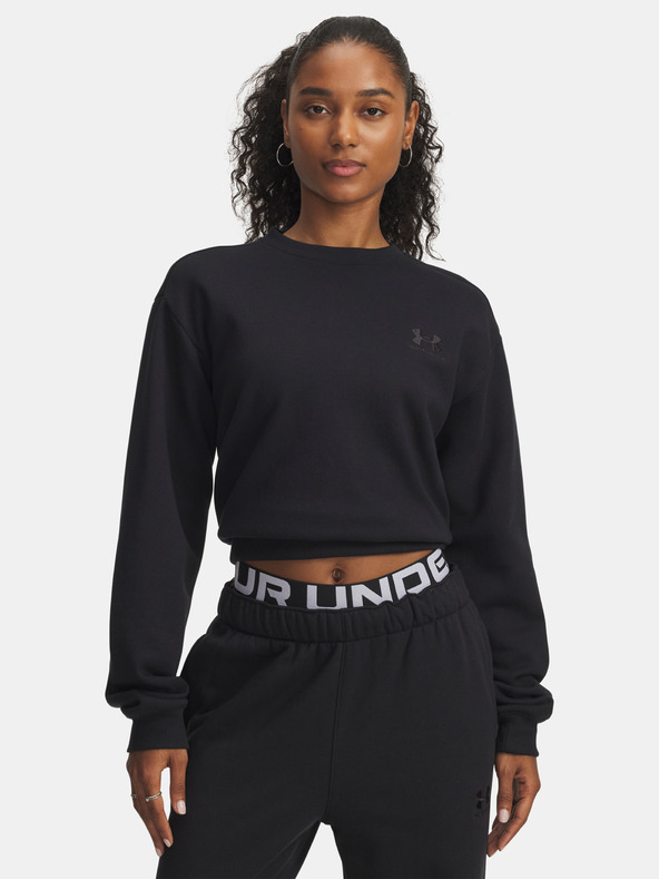 Under Armour Дамски суитшърт Under Armour UA Icon Vida Flc Crew-BLK