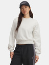 Under Armour Дамски суитшърт Under Armour UA Icon Vida Flc Crew-WHT