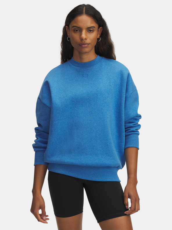 Under Armour Дамски суитшърт Under Armour UA Rival Fleece OS Crew-BLU