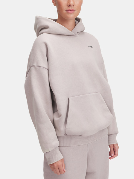 Under Armour Дамски суитшърт Under Armour UA Icon HWT Flc OS Hdy-GRY