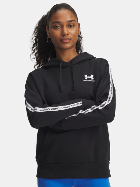 Under Armour Дамски суитшърт Under Armour Icon Fleece Taped Hdy-BLK