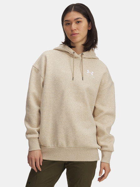 Under Armour Дамски суитшърт Under Armour UA Icon Fleece OS Hoodie-BRN