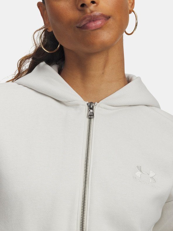 Under Armour Дамски суитшърт Under Armour UA Icon Vida Flc FZ-WHT