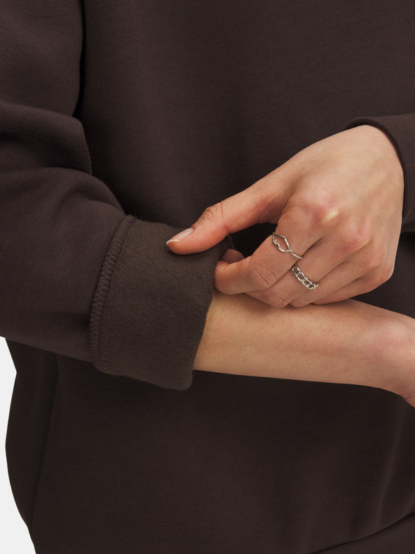 Under Armour Дамски суитшърт Under Armour UA Icon Fleece OS Hoodie-BRN