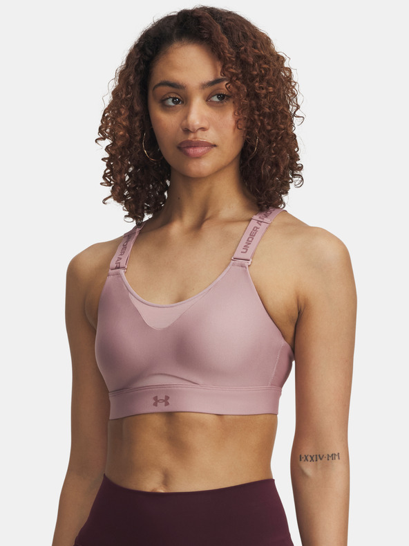Under Armour Дамски сутиен Under Armour UA Infinity High 2.0 Bra-PNK