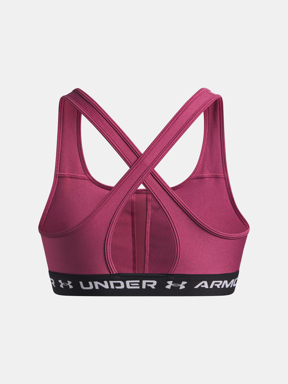 Under Armour Under Armour Crossback Mid Bra-RED - дамски сутиен