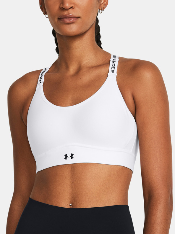 Under Armour Дамски сутиен Under Armour UA Infinity Mid 2.0 Bra-WHT
