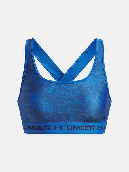 Under Armour Дамски сутиен Under Armour Crossback Mid Print-BLU