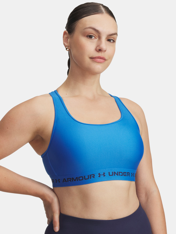 Under Armour Дамски сутиен Under Armour Crossback Mid Bra-BLU