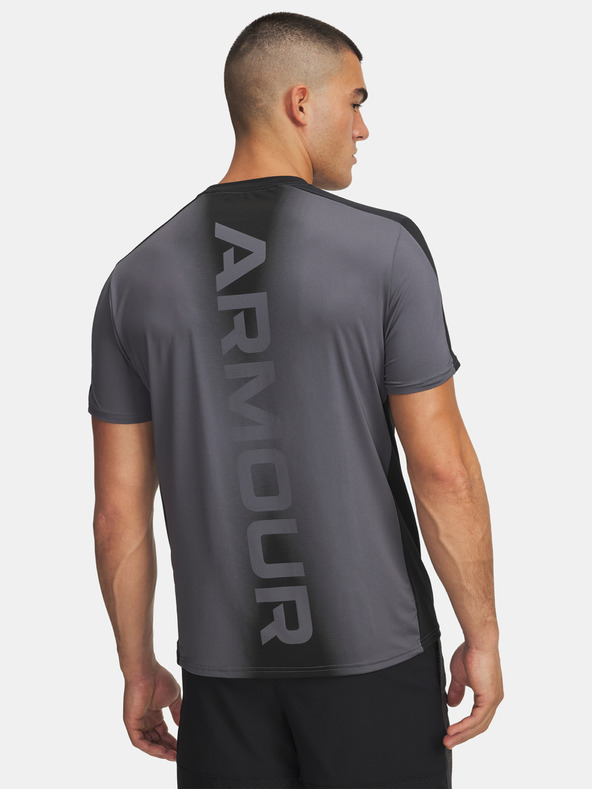 Under Armour Мъжка тениска Under Armour UA HG Wordmark SS-GRY