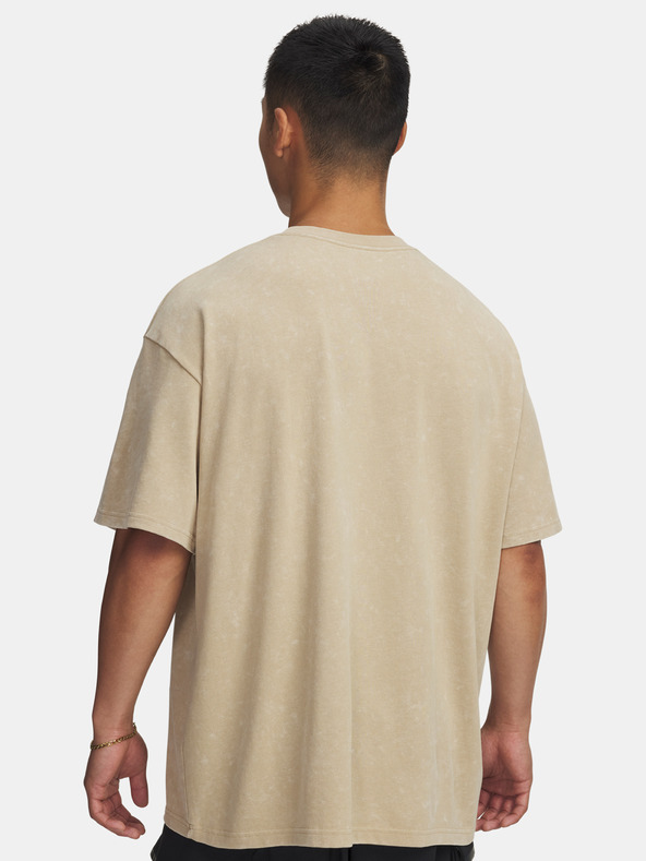 Under Armour Мъжка тениска Under Armour UA M HW OS LOGO WASH SS-BRN