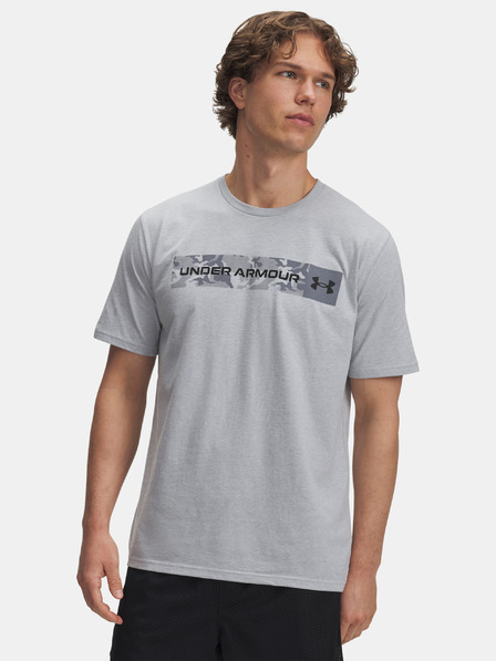 Under Armour Мъжка тениска Under Armour UA CAMO CHEST STRIPE SS-GRY