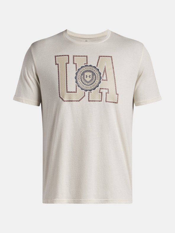 Under Armour Мъжка тениска Under Armour UA COLLEGE CREST LOGO SS-BRN