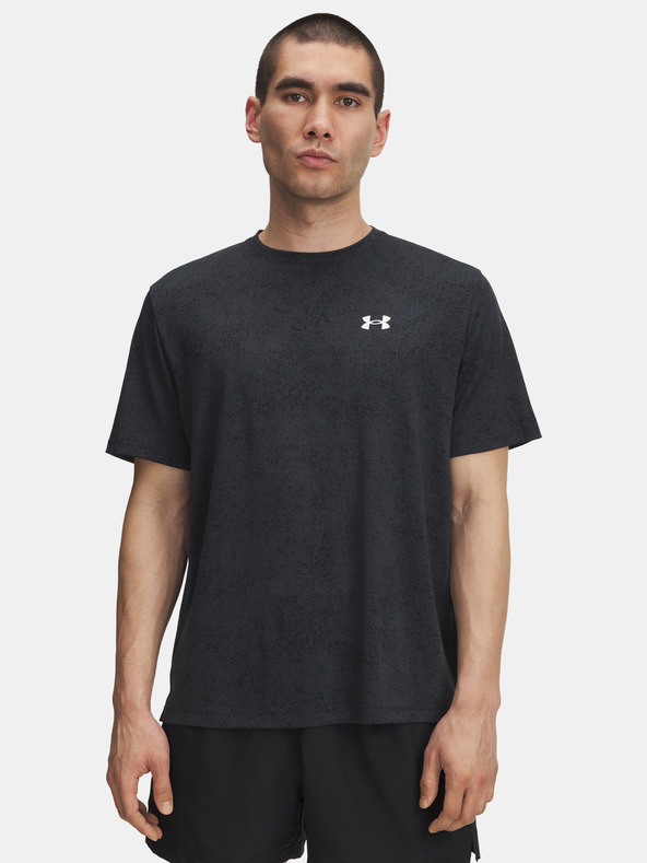 Under Armour Мъжка тениска Under Armour UA Tech Tee Pixelate-BLK