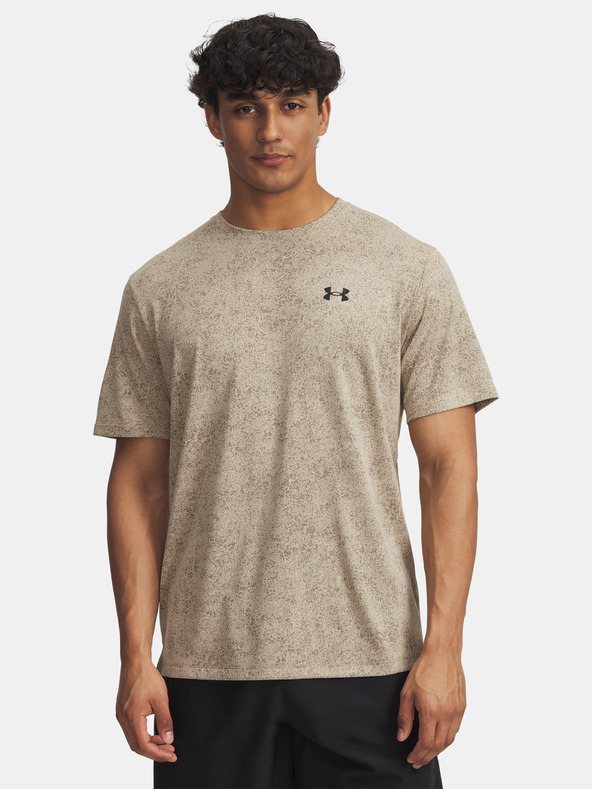 Under Armour Мъжка тениска Under Armour UA Tech Tee Pixelate-BRN