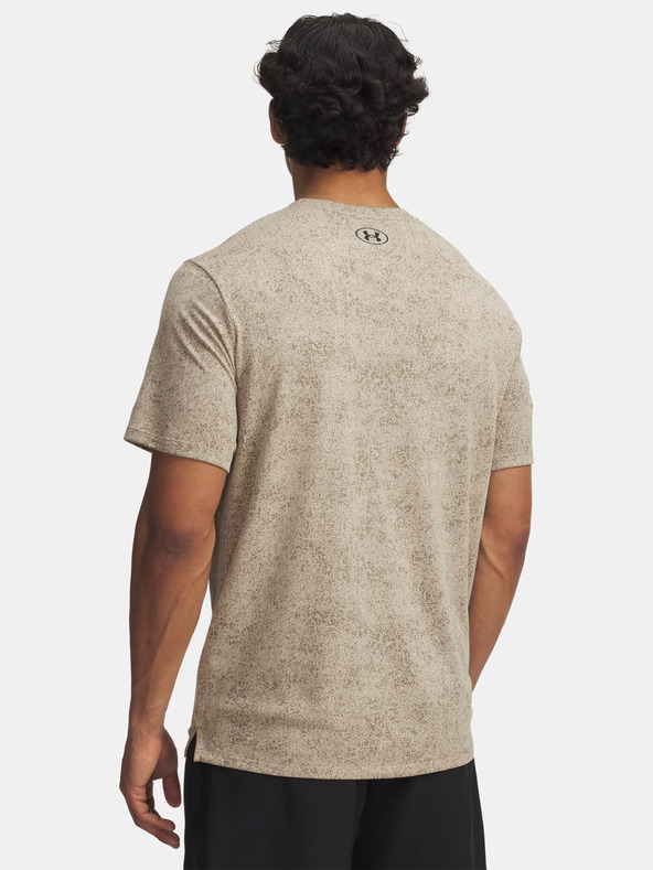 Under Armour Мъжка тениска Under Armour UA Tech Tee Pixelate-BRN