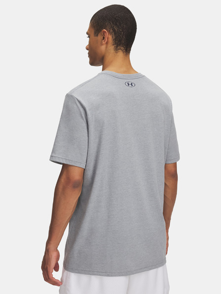 Under Armour Мъжка тениска Under Armour UA COLLEGE CREST LOGO SS-GRY