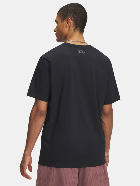 Under Armour Мъжка тениска Under Armour UA TRIPLE STACK LC LOGO SS-BLK