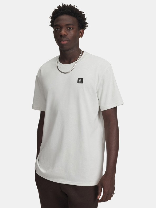 Under Armour Мъжка тениска Under Armour Curry Verbiage Tee 2-WHT