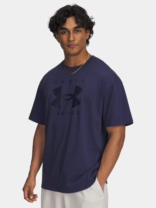 Under Armour Мъжка тениска Under Armour UA M HW OS Branded SS-BLU