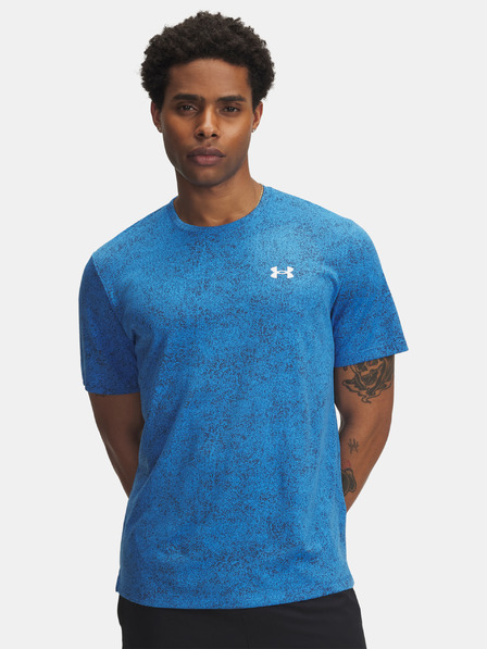 Under Armour Мъжка тениска Under Armour UA Tech Tee Pixelate-BLU