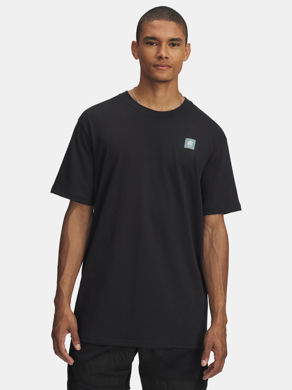 Under Armour Мъжка тениска Under Armour Curry Verbiage Tee 2-BLK