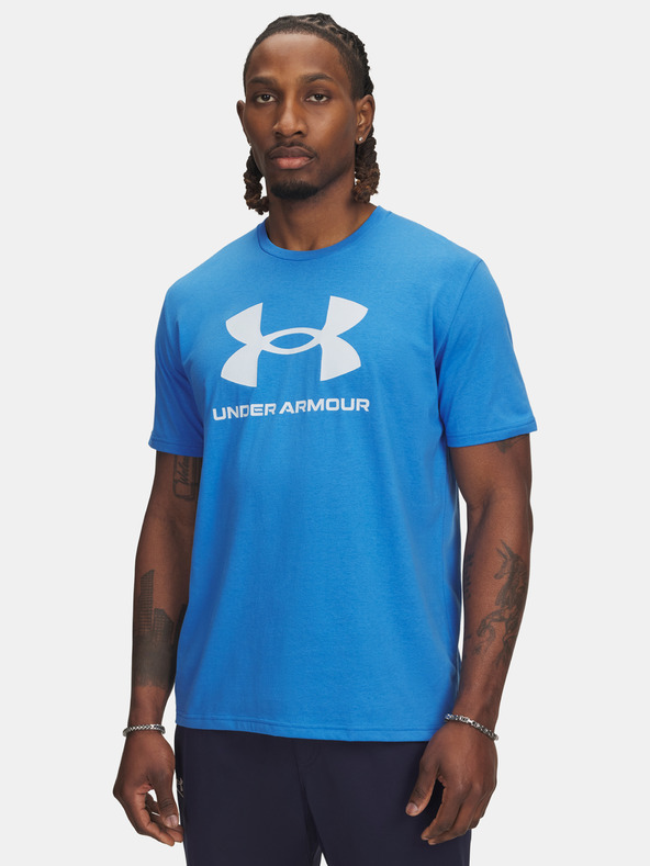 Under Armour Мъжка тениска Under Armour UA SPORTSTYLE LOGO UPDATE SS-BLU