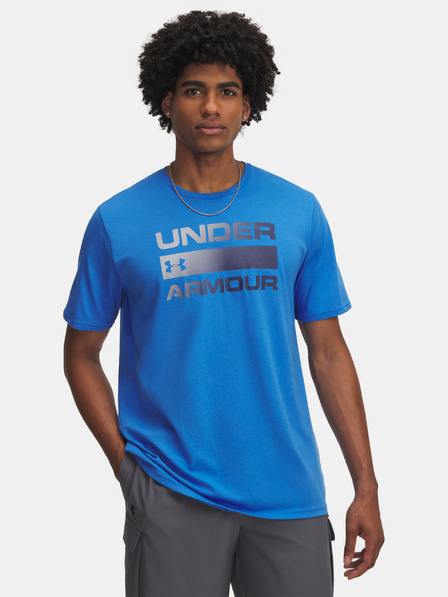 Under Armour Мъжка тениска Under Armour UA TEAM ISSUE WORDMARK SS-BLU