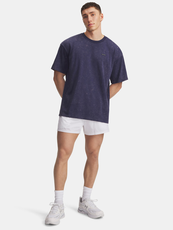 Under Armour Мъжка тениска Under Armour UA M HW OS LOGO WASH SS-BLU