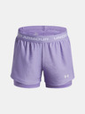Under Armour Момичешки шорти Under Armour UA Tech Play Up 2n1 Short-PPL