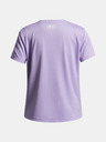 Under Armour Момичешка тениска Under Armour Tech Wordmark Graphic SS-PPL