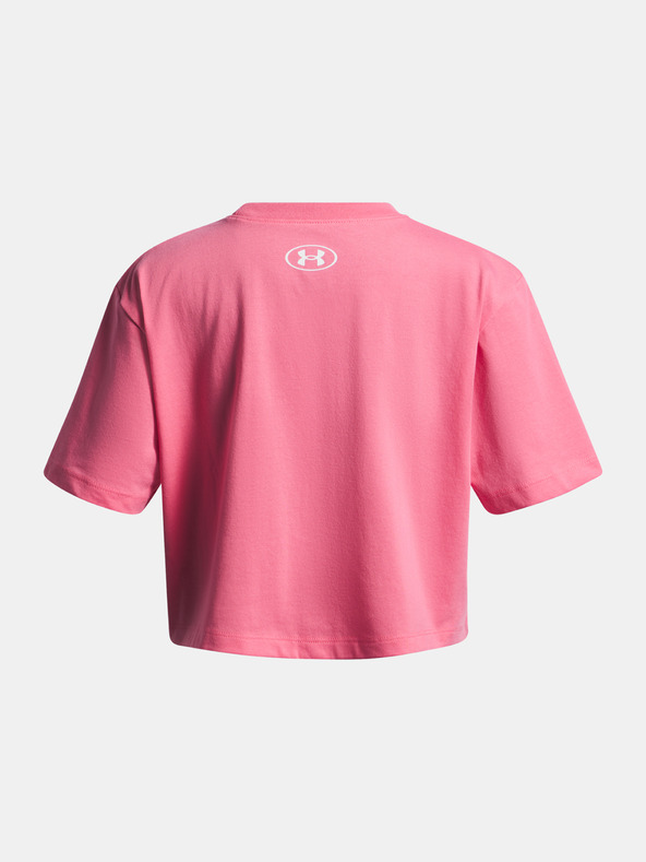 Under Armour Момичешка тениска Under Armour UA Rival SS-PNK