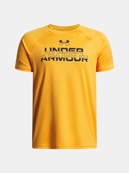Under Armour Момчешка тениска Under Armour UA Tech Split Wordmark SS-ORG