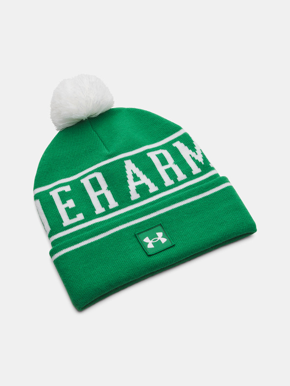 Under Armour Мъжка зимна шапка Under Armour M Halftime Pom Beanie-GRN