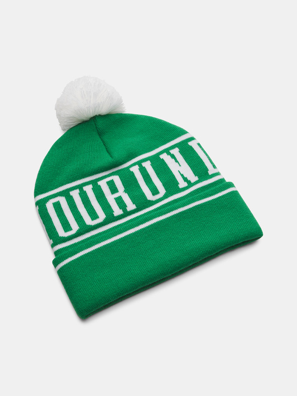 Under Armour Мъжка зимна шапка Under Armour M Halftime Pom Beanie-GRN