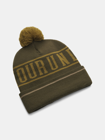 Under Armour Мъжка зимна шапка Under Armour M Halftime Pom Beanie-GRN