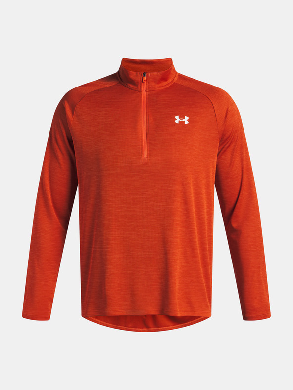 Under Armour Мъжка тениска Under Armour UA Tech Textured 1/2 Zip-ORG