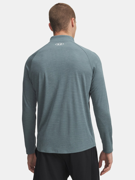 Under Armour Мъжка тениска Under Armour UA Tech Textured 1/2 Zip-BLU