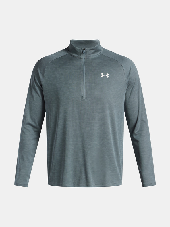 Under Armour Мъжка тениска Under Armour UA Tech Textured 1/2 Zip-BLU