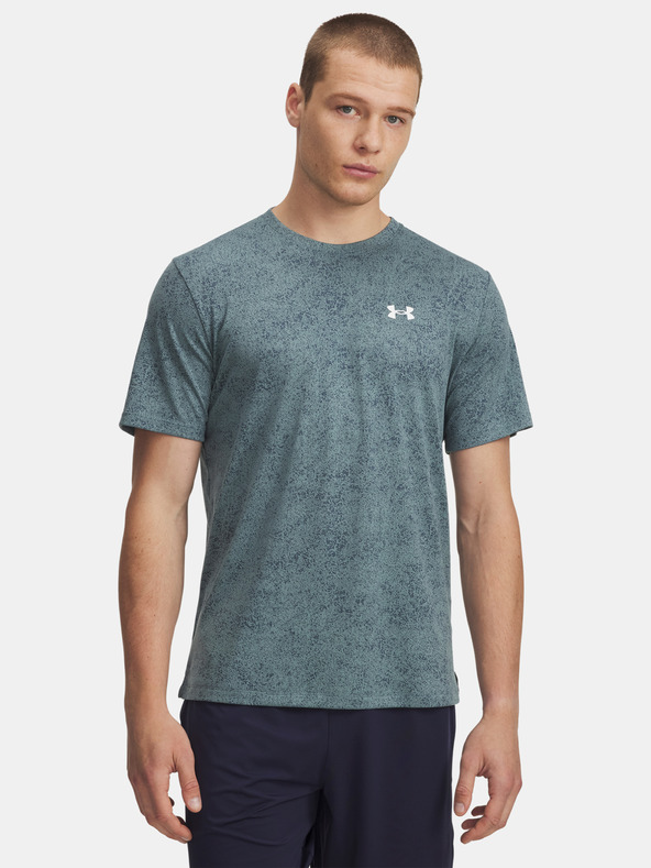 Under Armour Мъжка тениска Under Armour UA Tech Tee Pixelate-BLU