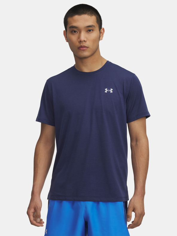 Under Armour Мъжка тениска Under Armour UA LAUNCH SHORTSLEEVE-BLU