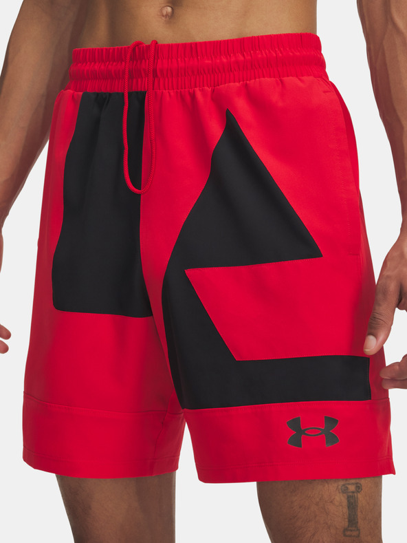 Under Armour Мъжки къси панталони Under Armour UA M Zone 7in Wvn Short Grphc-RED