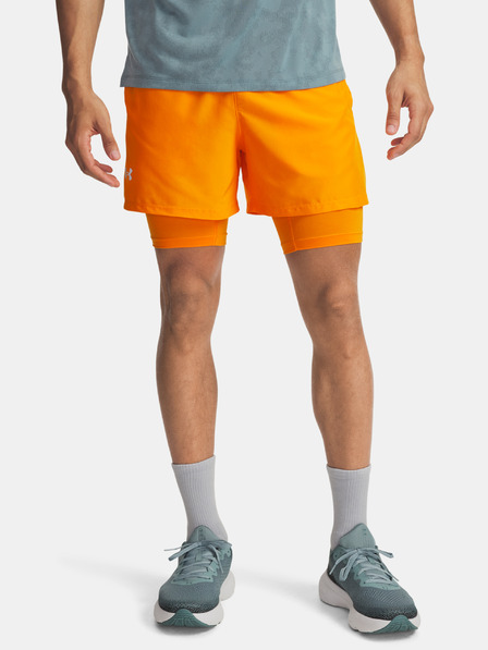 Under Armour Мъжки къси панталони Under Armour UA LAUNCH 5'' 2-IN-1 SHORTS-ORG
