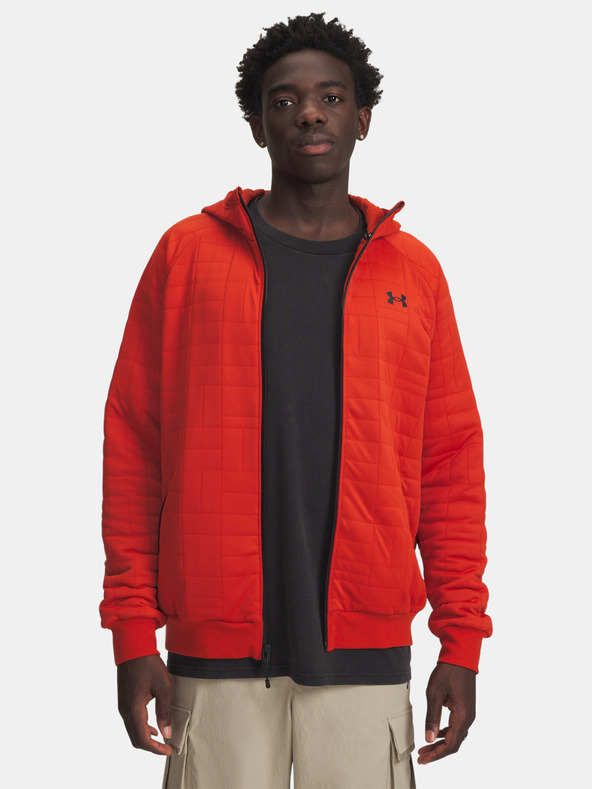 Under Armour Мъжки суитшърт Under Armour UA Unstoppable Flc Txtr FZ-ORG